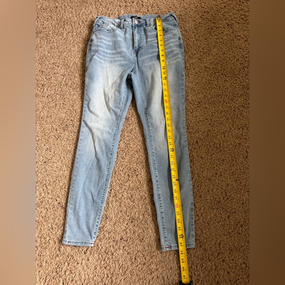 True Religion Halle High Rise Super Skinny Jeans Light Blue size 30 - Picture 7 of 14